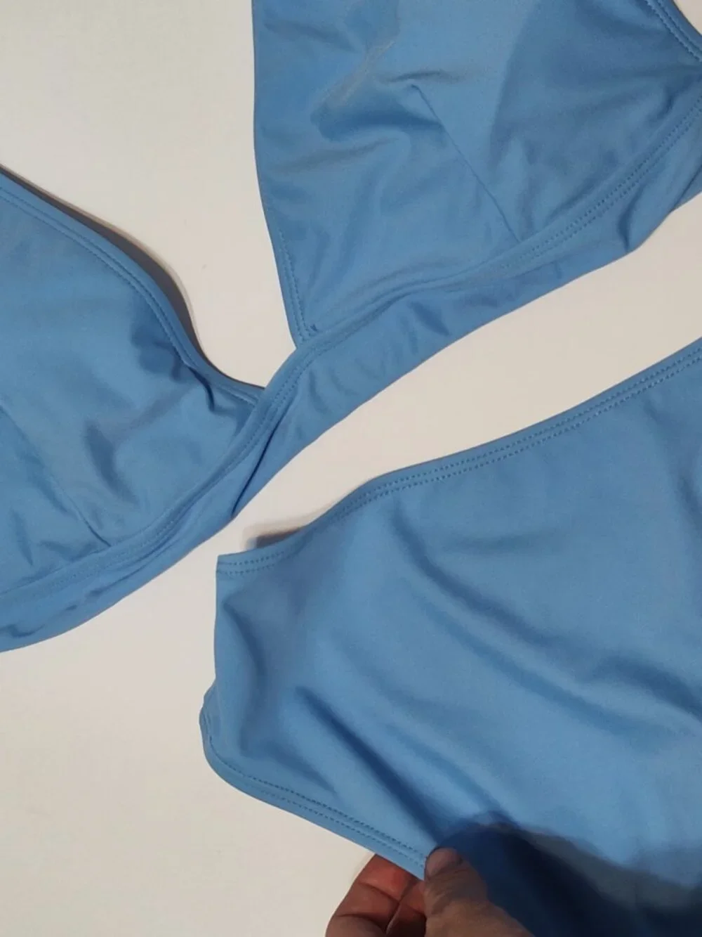 Light blue womens swimstuit swim bikini size L like new